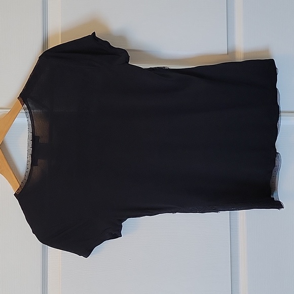 BCBGMaxAzria Lace Top - Black - Picture 6 of 6